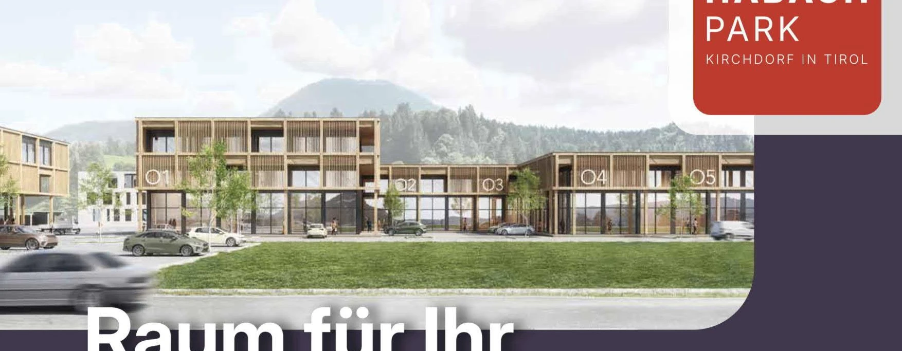 7 m Deckenhöhe: Industrie- und Produktionsflächen bis 620 m² BGF im Neubauprojekt Habach Park Kirchdorf/Tirol