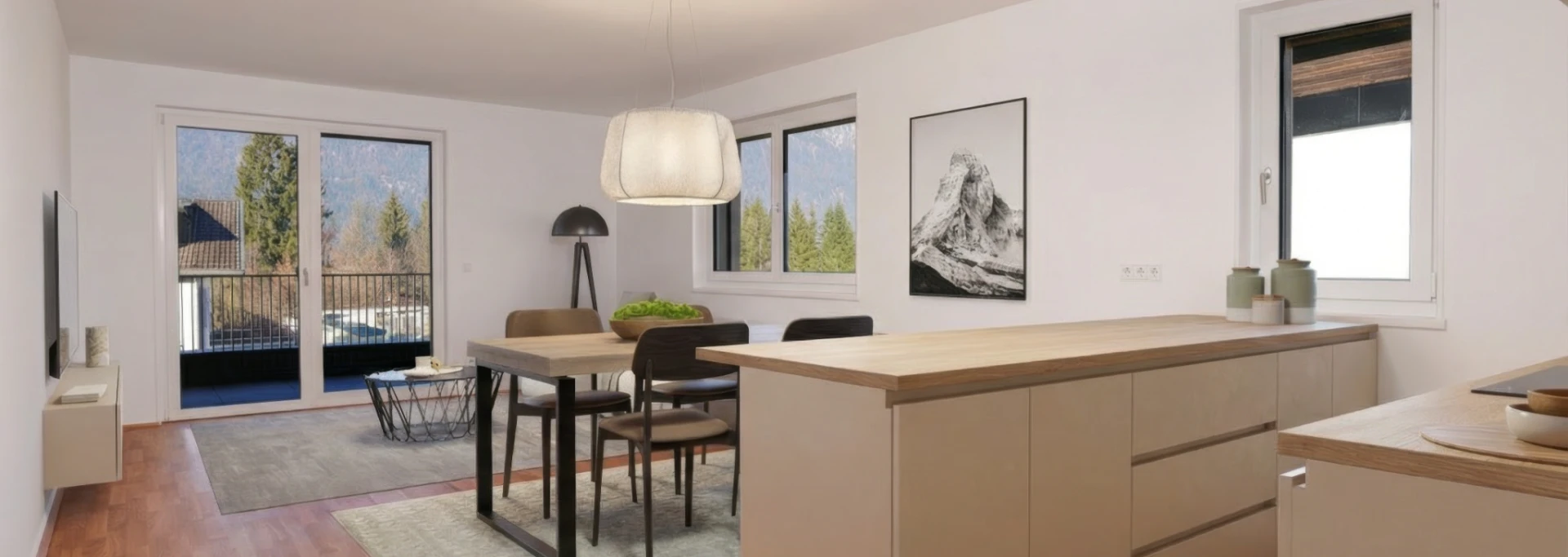 3 Zimmer Neubauwohnung im Dorf Domizil Kirchbichl zu verkaufen